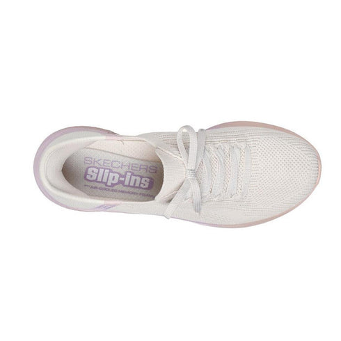 Skechers Womens Slip Ins Ultra Flex 3.0 Classy Hue Natural Off White